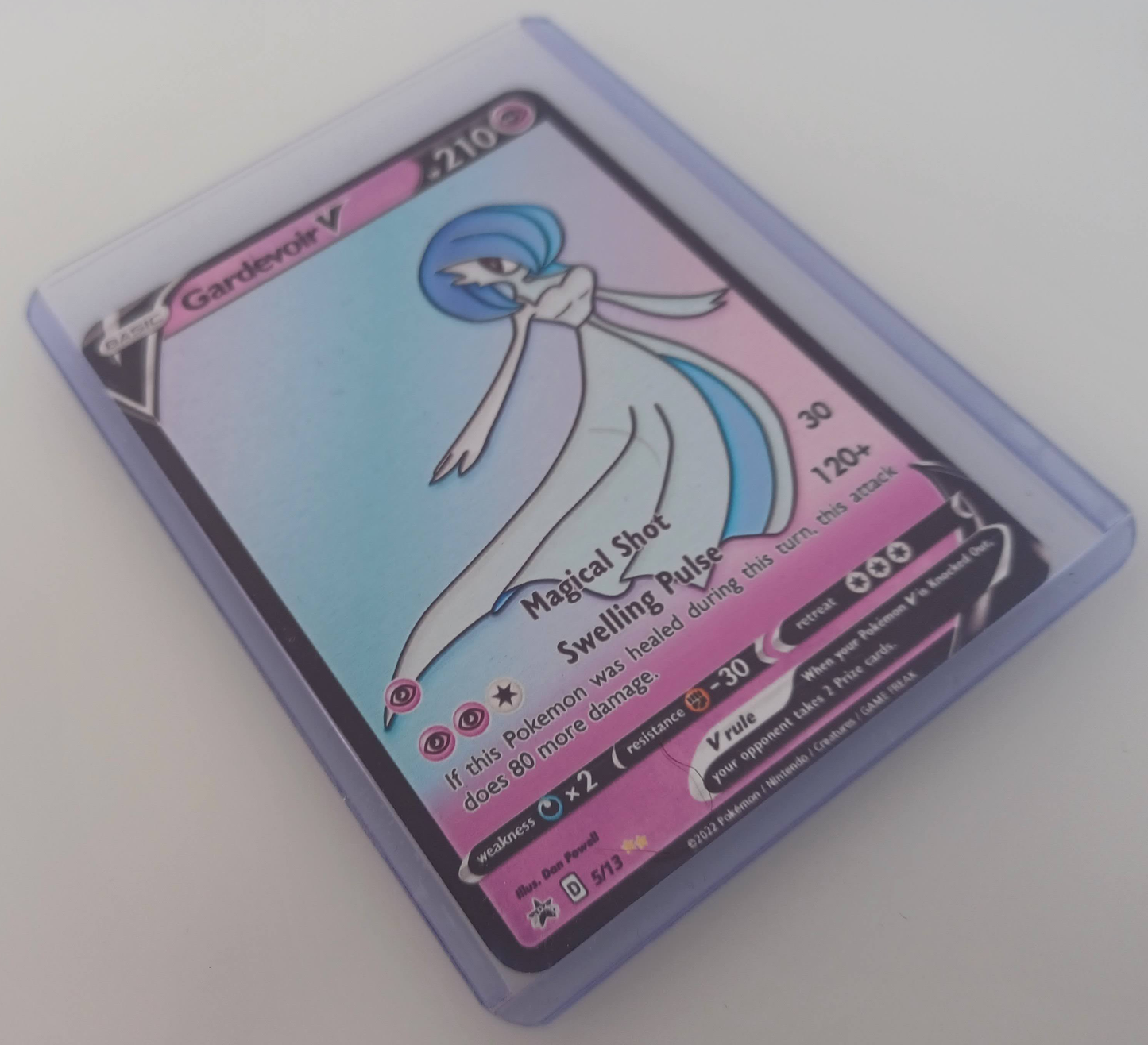 Gardevoir Aluminum Silver Pokemon art Card