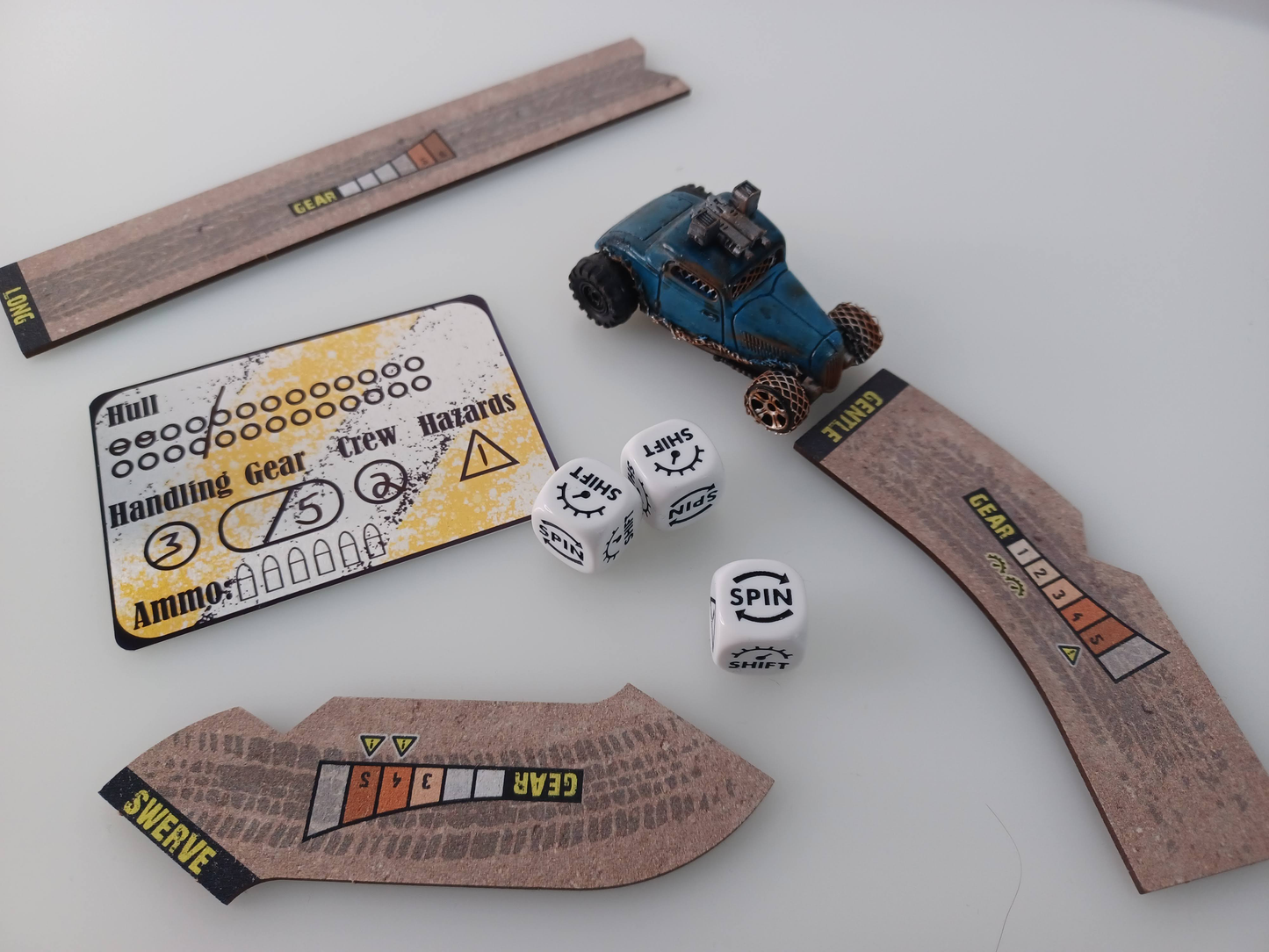 Gaslands Metal Dry Erase Dashboard Pack