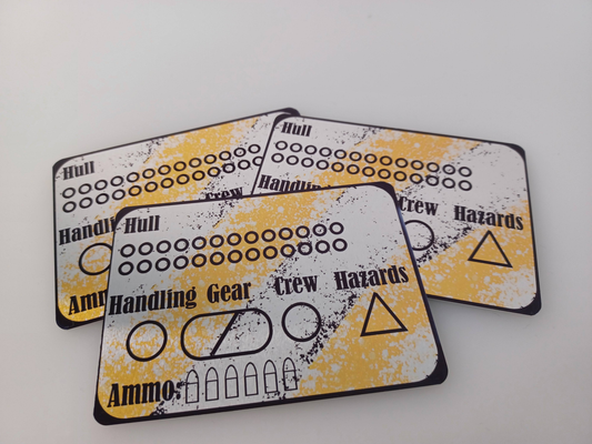 Gaslands Metal Dry Erase Dashboard Pack