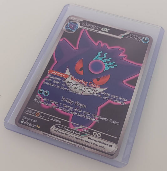 Gengar Aluminum Silver Pokemon art Card
